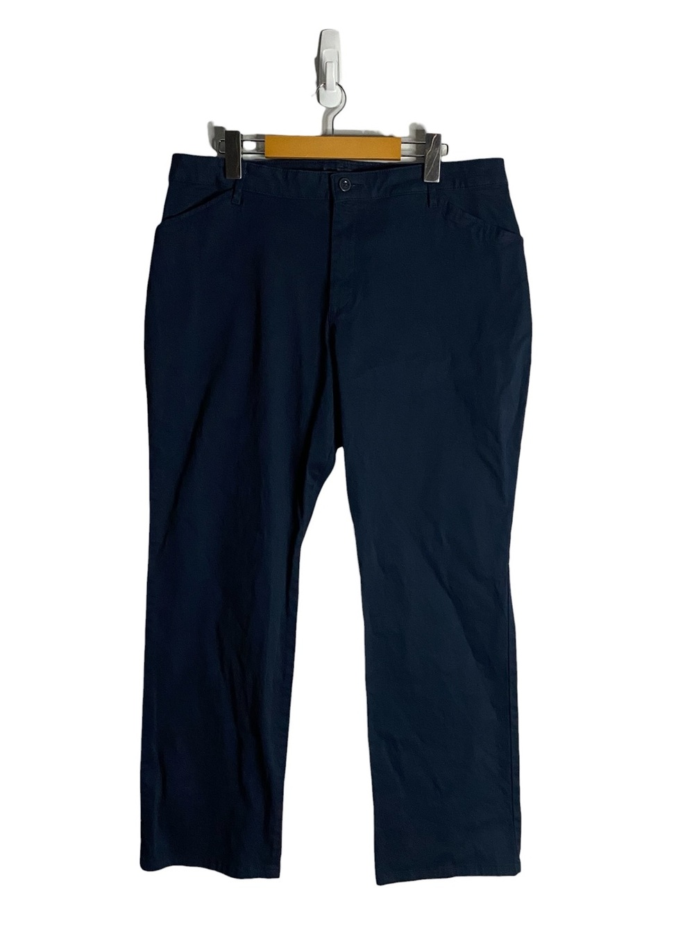 Lee Women’s Relaxed Fit Straight Leg Navy Casual Wear Chino Pants